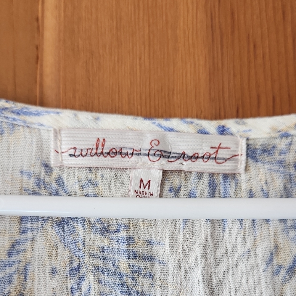 Cream Buttoned Relaxed Blouse - Picture 2 of 5